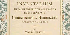 Inventarium - Christenhof Manor - 1758