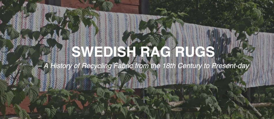 NEW VISUAL STORY from iTEXTILIS |  Swedish Rag Rugs – A History of Recycling Fabric from the 18th Century to Present-day. > iexposure.ikfoundation.org/swedish-r…