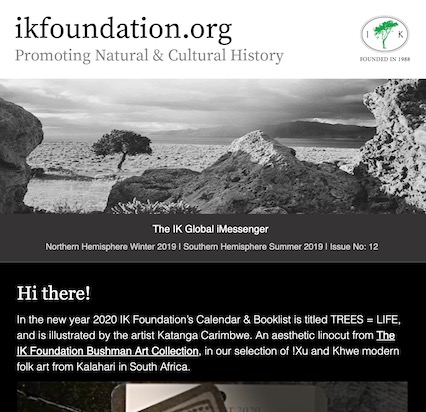 Trees = Life | The IK Foundation iMESSENGER | Issue No: 12. 2019