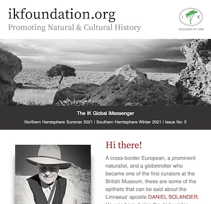 A cross-border European, a prominent naturalist... | The IK Foundation iMESSENGER | Issue No: 5. 2021