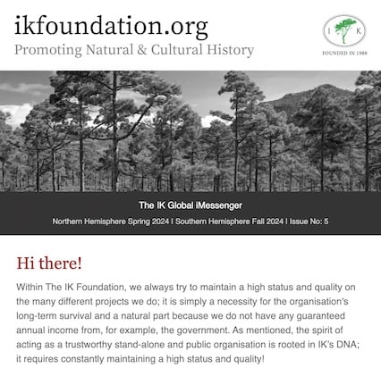 Update Spitsbergen Book… | The IK Foundation iMESSENGER | Issue No: 5 2024