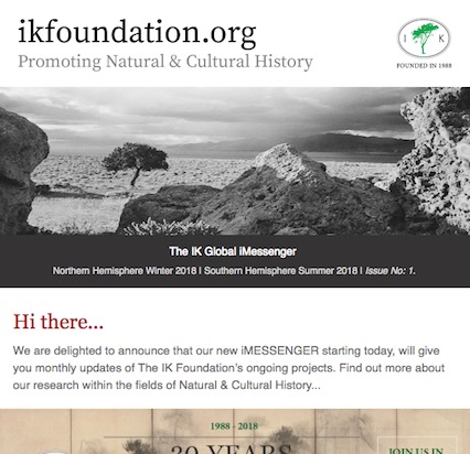 The IK Foundation Celebrates 30 Years | iMessenger | Issue No:1. 2018