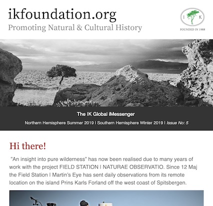 An insight into pure wilderness | The IK Foundation iMESSENGER | Issue No: 5. 2019