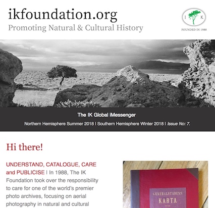 UNDERSTAND, CATALOGUE, CARE and PUBLICISE | The IK Foundation iMESSENGER | Issue No: 7. 2018