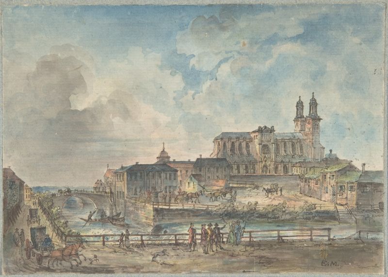 A ‘View of Uppsala cathedral from the North’, which must have been a familiar view to the seventeen-year-old Göran Rothman (1739-1778) who was enrolled at Uppsala university in November 1757. Among other subjects, he studied medicine as well as natural history under Carl Linnaeus (1707-1778), Rothman took three degrees between 1760 and 1763, finalising with Doctor of Medicine. (Courtesy of: The Metropolitan Museum of Art, no: 2009.142. Pen and black ink, watercolour, c. 1780s-90s by Elias Martin (1739-1818). Public Domain).