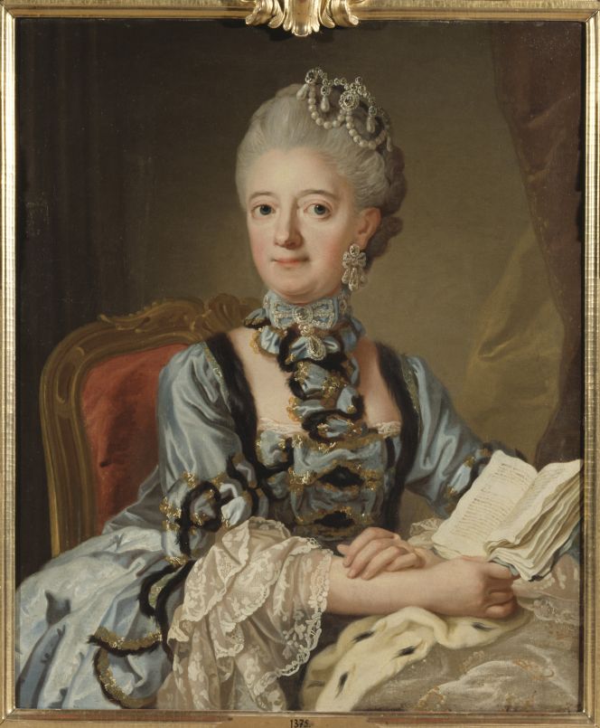 Queen Lovisa Ulrika (1720-1782), portrayed in 1768 by Lorens Pasch the Younger (1733–1805). During the time of Fredrik Hasselquist’s death in 1752, she was still quite a young woman and in the process of creating her natural history collection. (Courtesy: Nationalmuseum, Sweden, NMGrh 1375. Wikimedia).