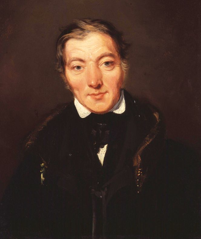 Portrait of Robert Owen (1771-1858), ca 1820s-1830s by William Henry Brooke.  (Courtesy of: National Portrait Gallery, London. Wikimedia Commons).