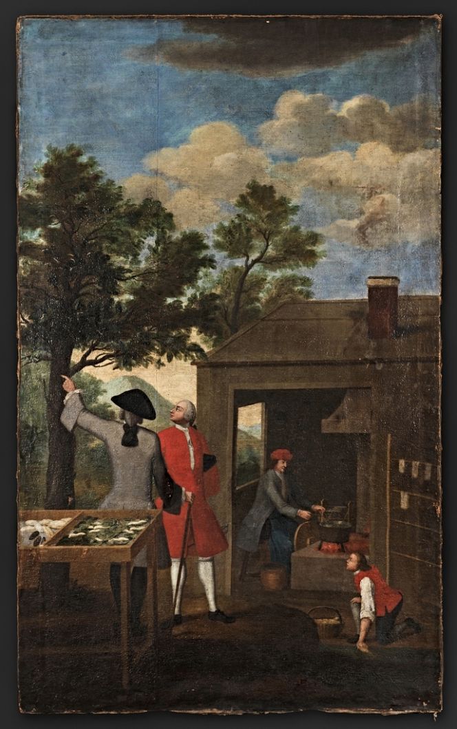 This depiction of sericulture at – Åstorp house, Hållsta, Södermanland province – in 1750s Sweden is an interesting comparison to these sericulture ideas. A small manor house like this, together with larger estates of the nobility and royalty alike, were the forerunners of exotic gardening from all sorts of perspectives. Growing mulberry trees to feed the silkworm was one such category. Whilst other areas of activity were to construct orangeries where citrus fruits like oranges and lemons, together with a selection of other non-frost resistant plants, all could be kept during the winter months in large pots, if necessary in hothouses. (Courtesy: The Nordic Museum, Stockholm, Sweden. NM.0145810. Oil on canvas by an unknown artist. DigitaltMuseum).